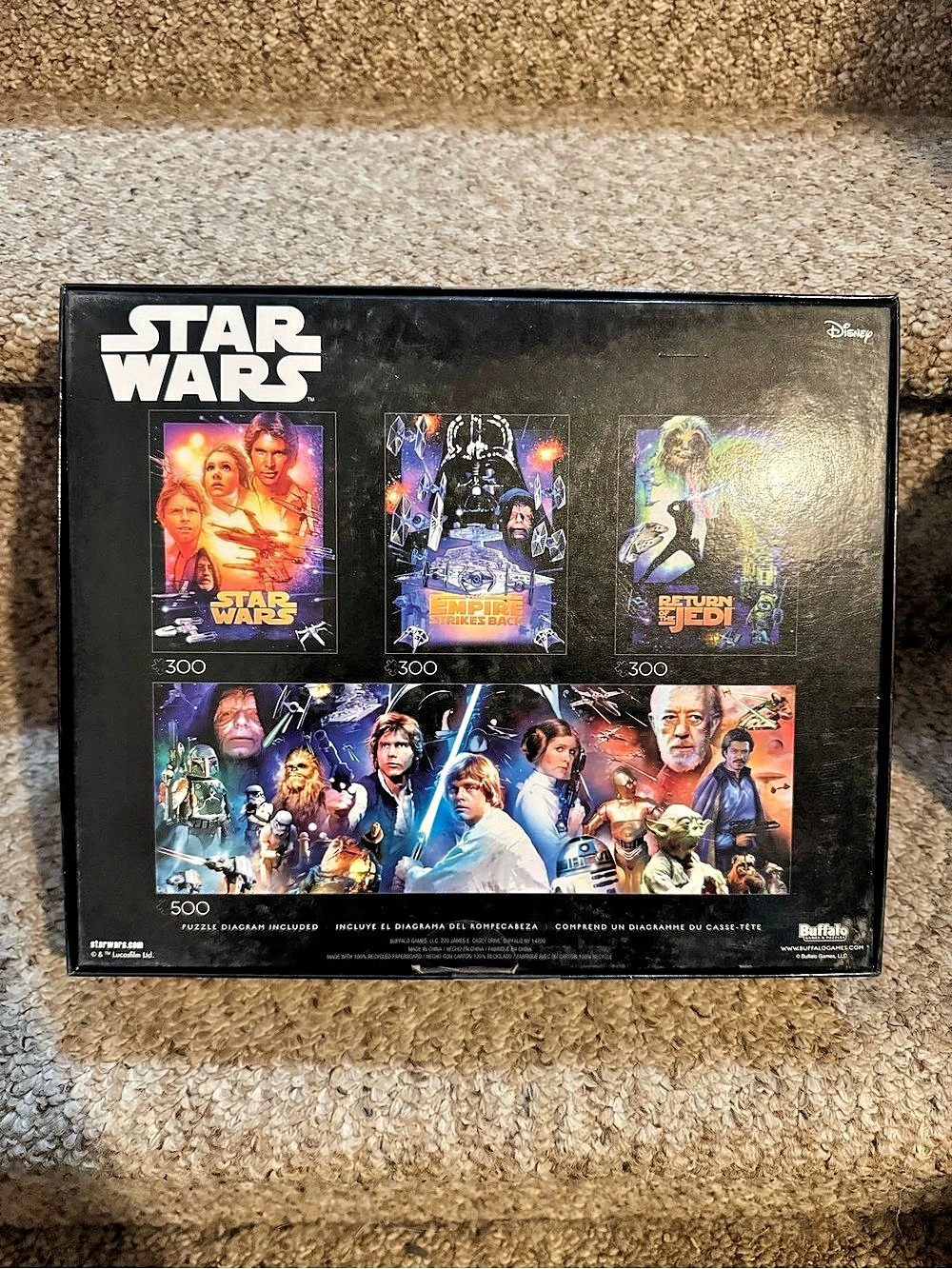 Buffalo Games Star Wars Collector's Edition 4-in-1 Jigsaw Puzzle Multipack